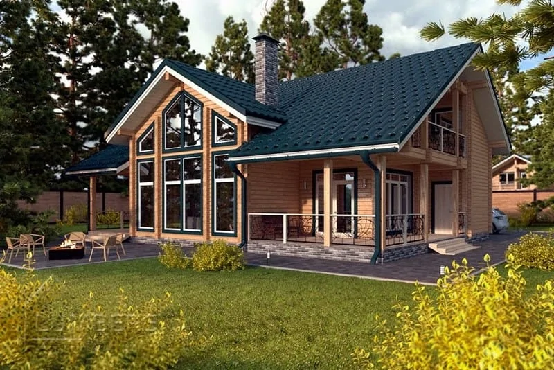 ПРОЕКТ ДОМА ИЗ БРУСА КД-284